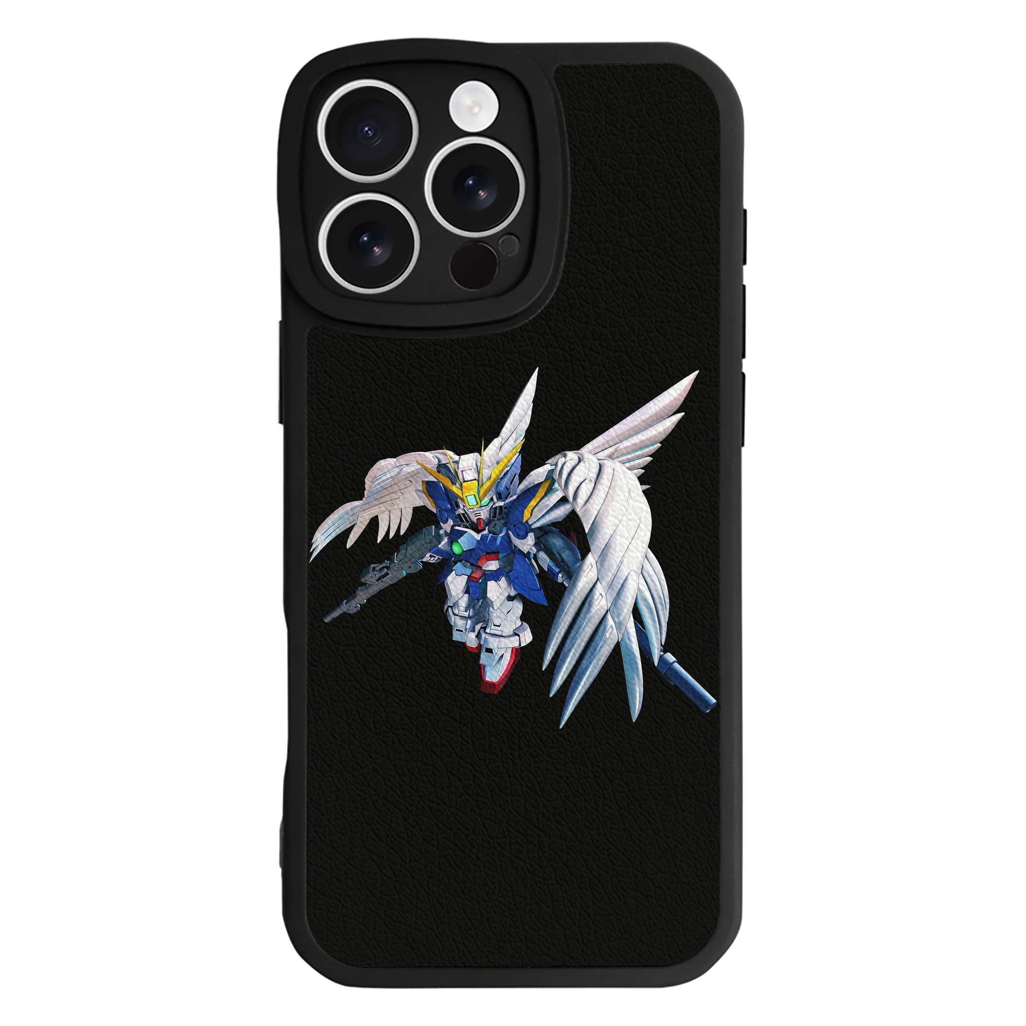 （画像用） 機動戦士ガンダム Mobile Suit Gundam 【iPhone 16シリーズ対応】シリコンスマホケース（レザー調） 材質：シリコン